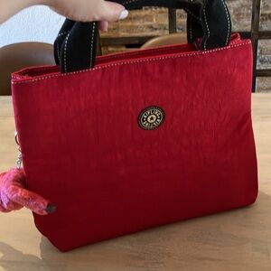 KIPLING | Inca Handle Top Shoulder Bag in Red